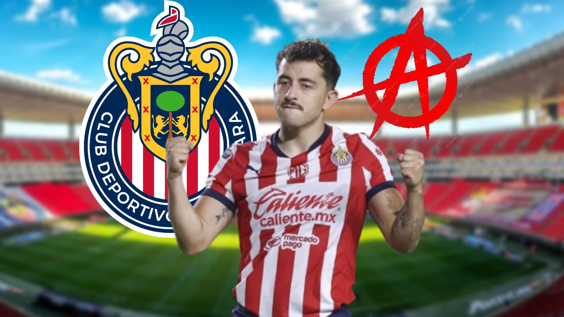 Alan Mozo y Chivas / Foto: Akron / Mexsport