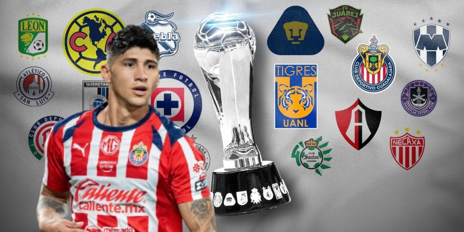 Alan Pulido junto a equipos de la Liga MX / FOTO GETTY IMAGES