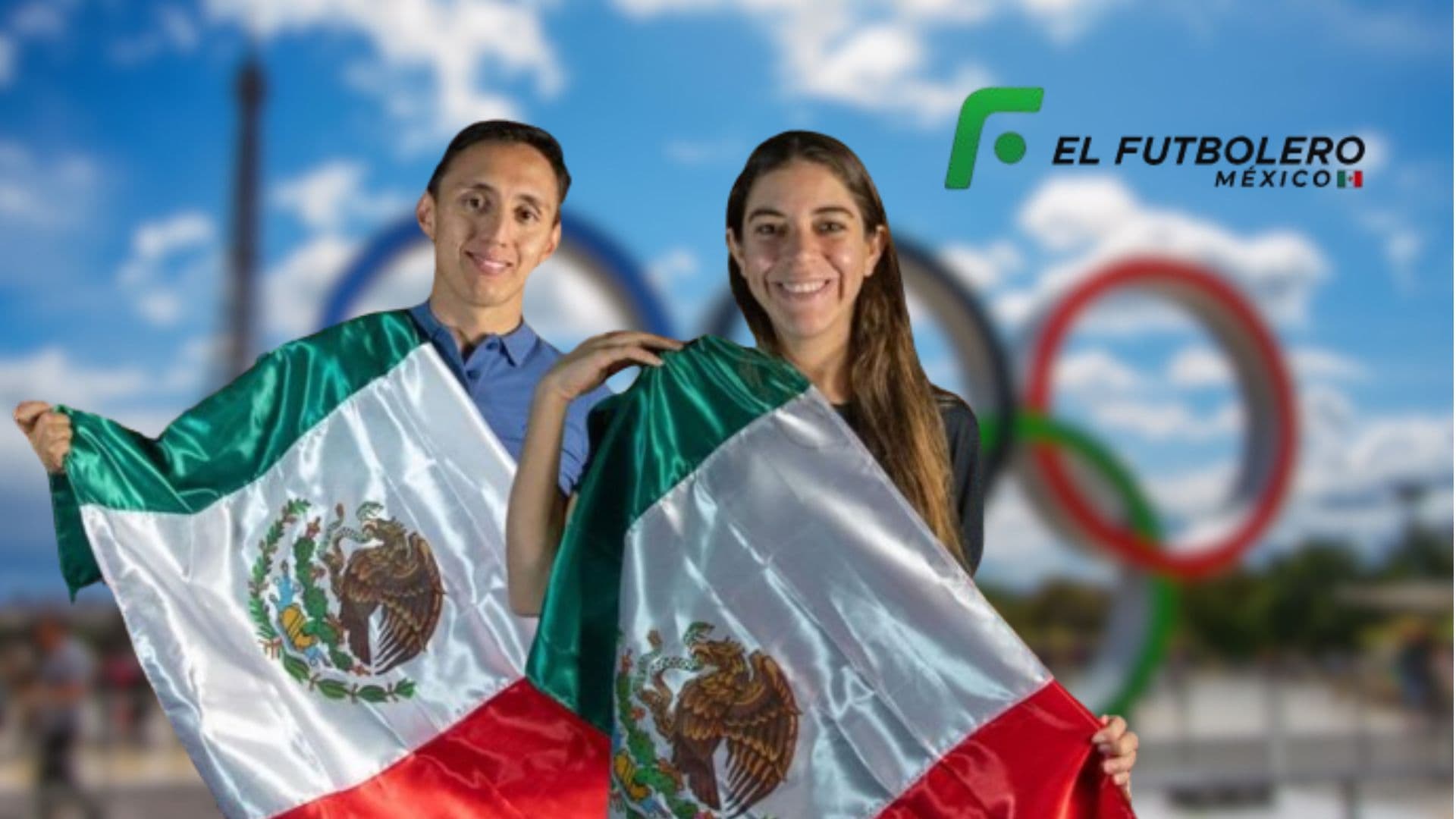 Ale Orozco y Emiliano Hernández fueron abanderados en la apertura.
