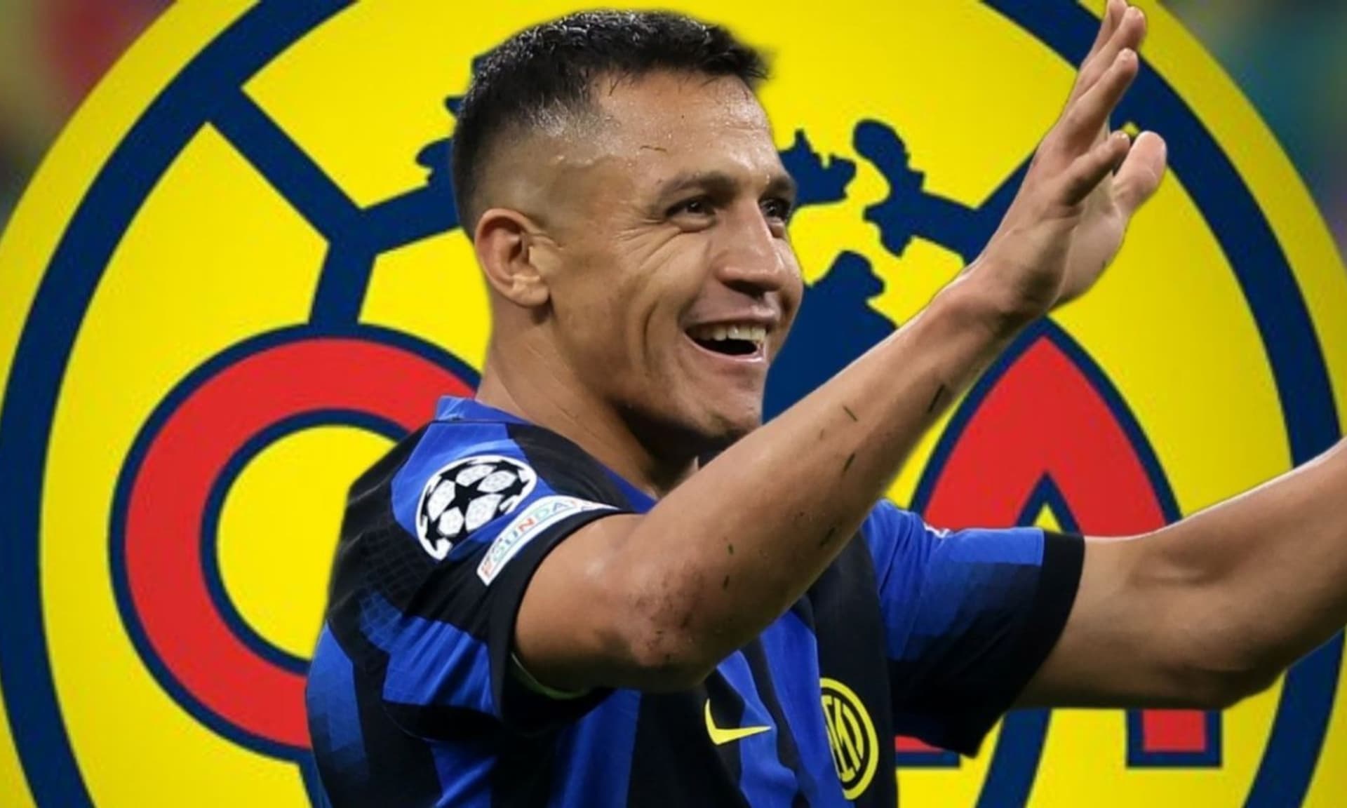 Alexis Sánchez jugando para el Inter de Milan (Fuente: Nación Fútbol)