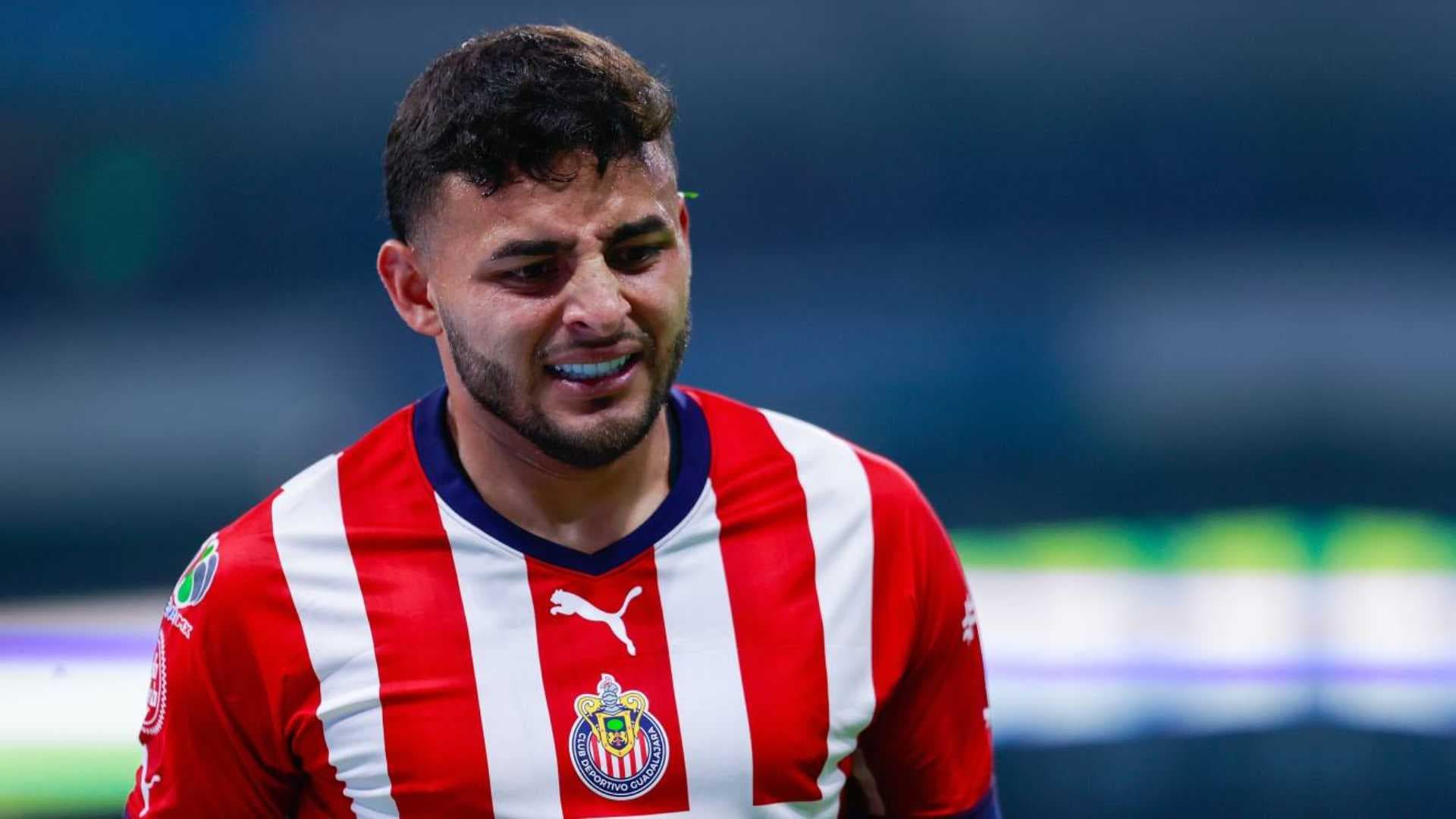 Alexis Vega durante su etapa con Chivas