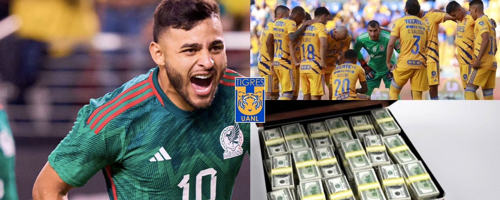 Alexis Vega fue lo rescatable del Tri y se destapa cuánto le espera de salario en Tigres a su regreso a México.