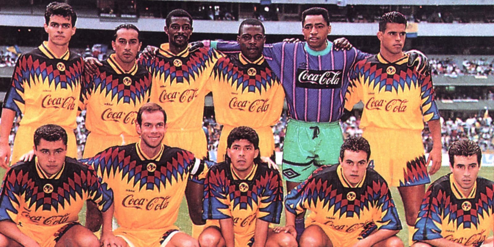 Alineación del Club América en la temporada 1994-95 / FOTO FUTBOL SIN COMPROMISOS