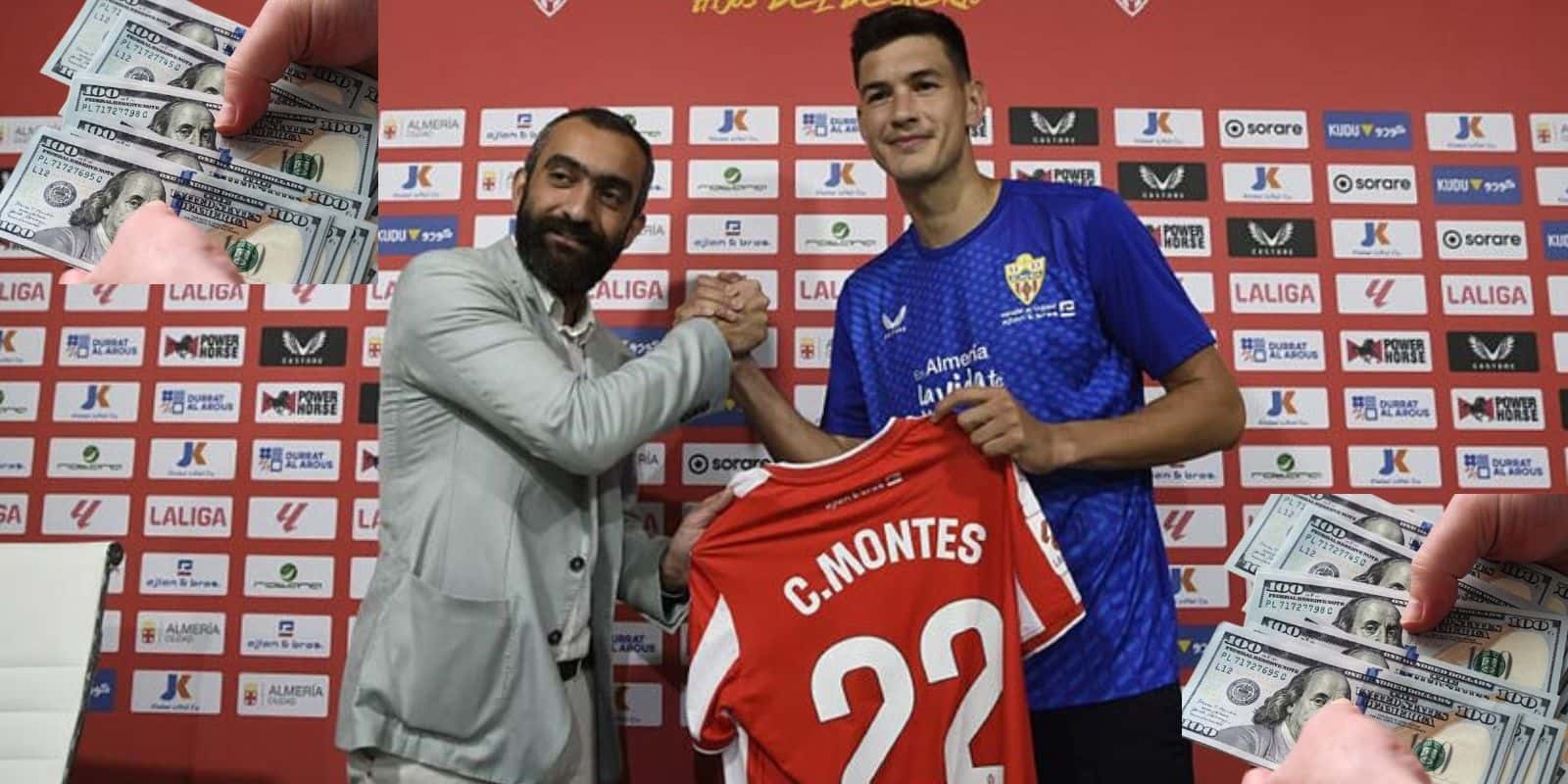 Almería hizo un esfuerzo para poder contratar a César Montes y esto es lo que pagaron por él