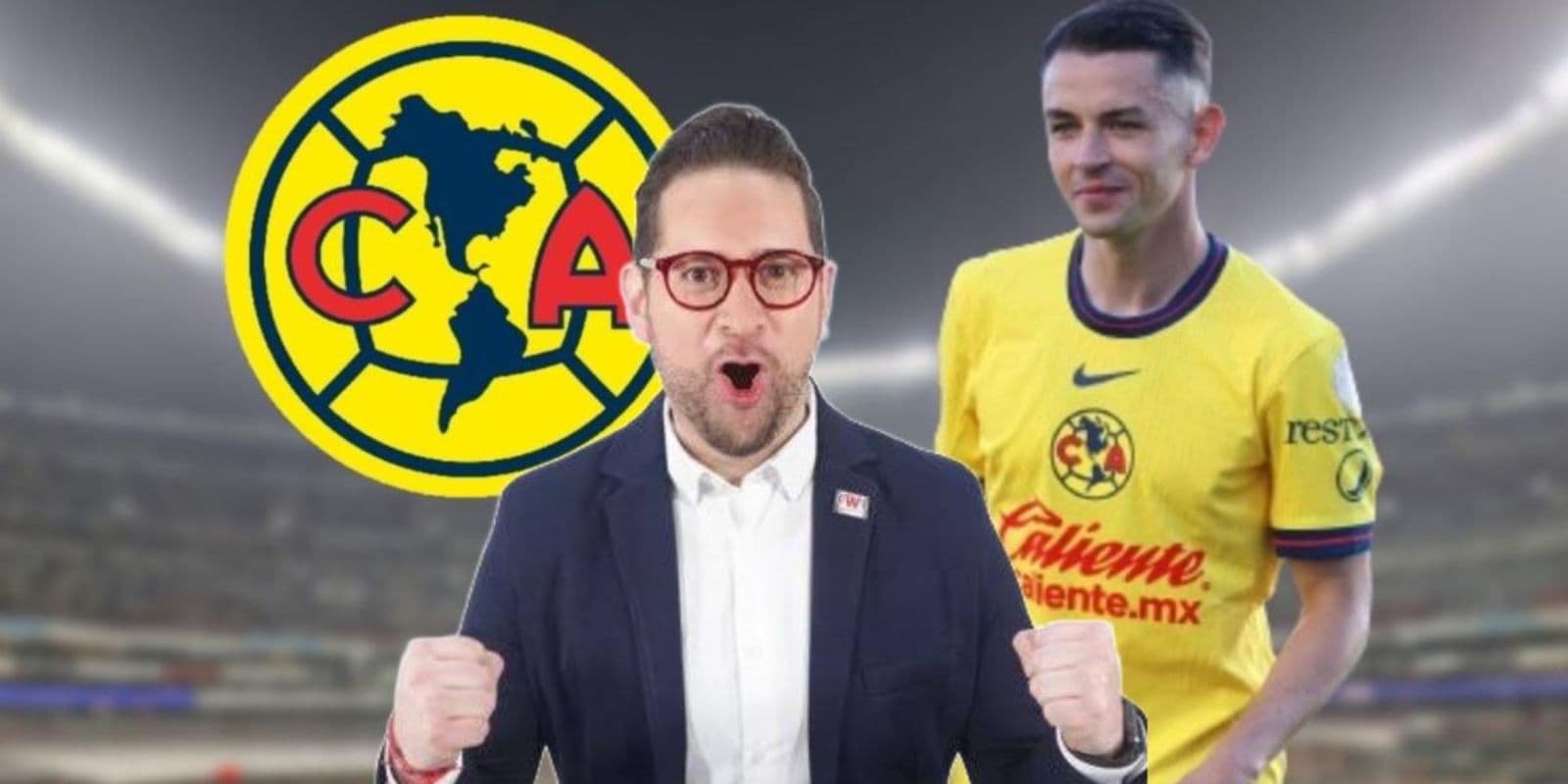 Álvaro Fidalgo con América /Foto: Luis Estrello