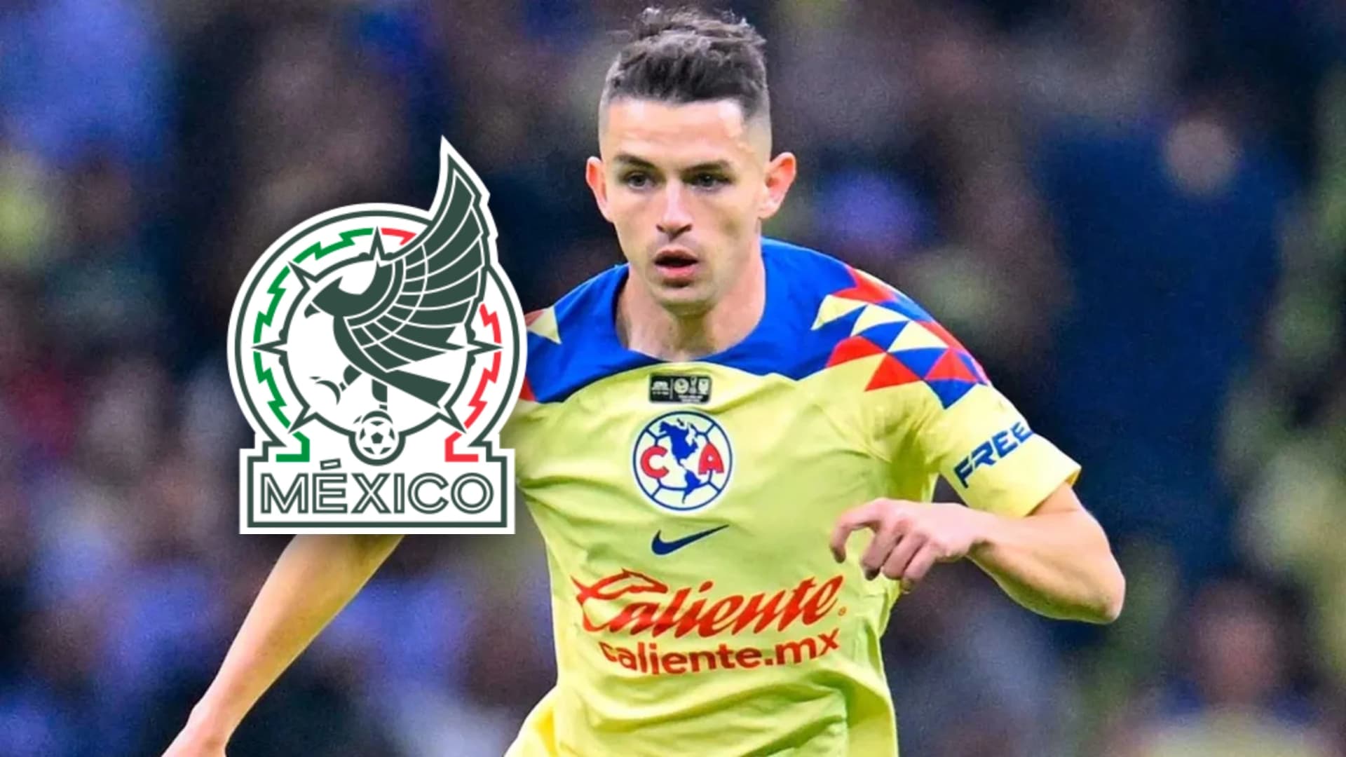 Álvaro Fidalgo durante un cotejo del Club América