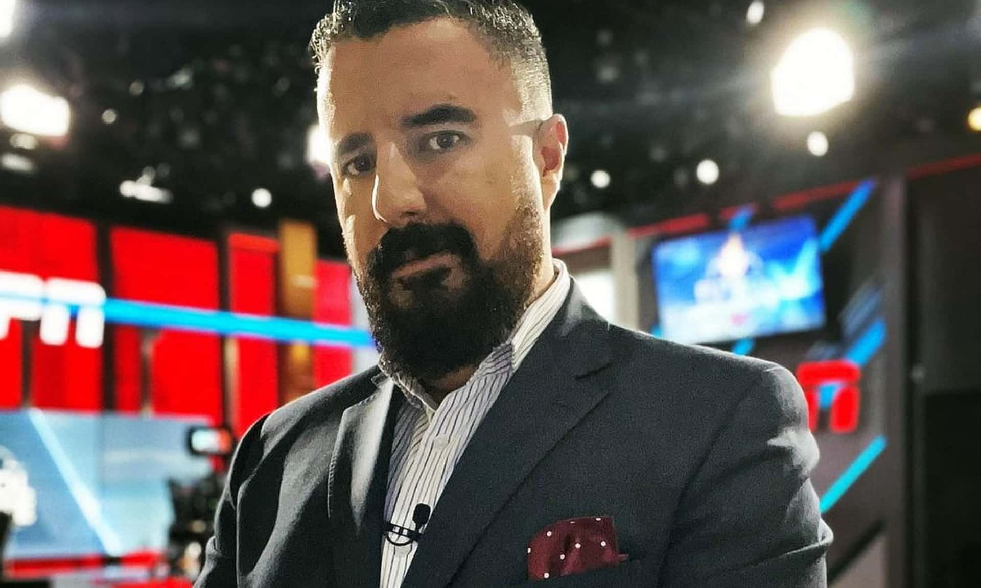 Álvaro Morales en el estudio de ESPN (Medio Tiempo)