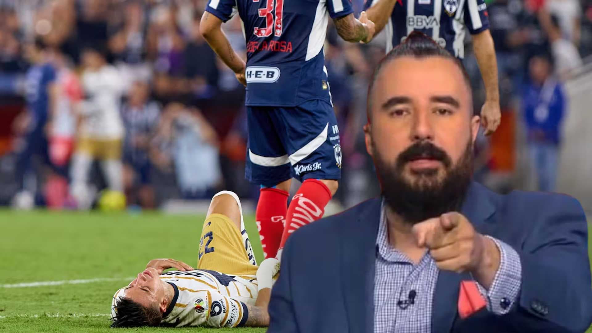 Álvaro Morales y duelo entre Rayados vs Pumas (Foto: MEXSPORT y ESPN)