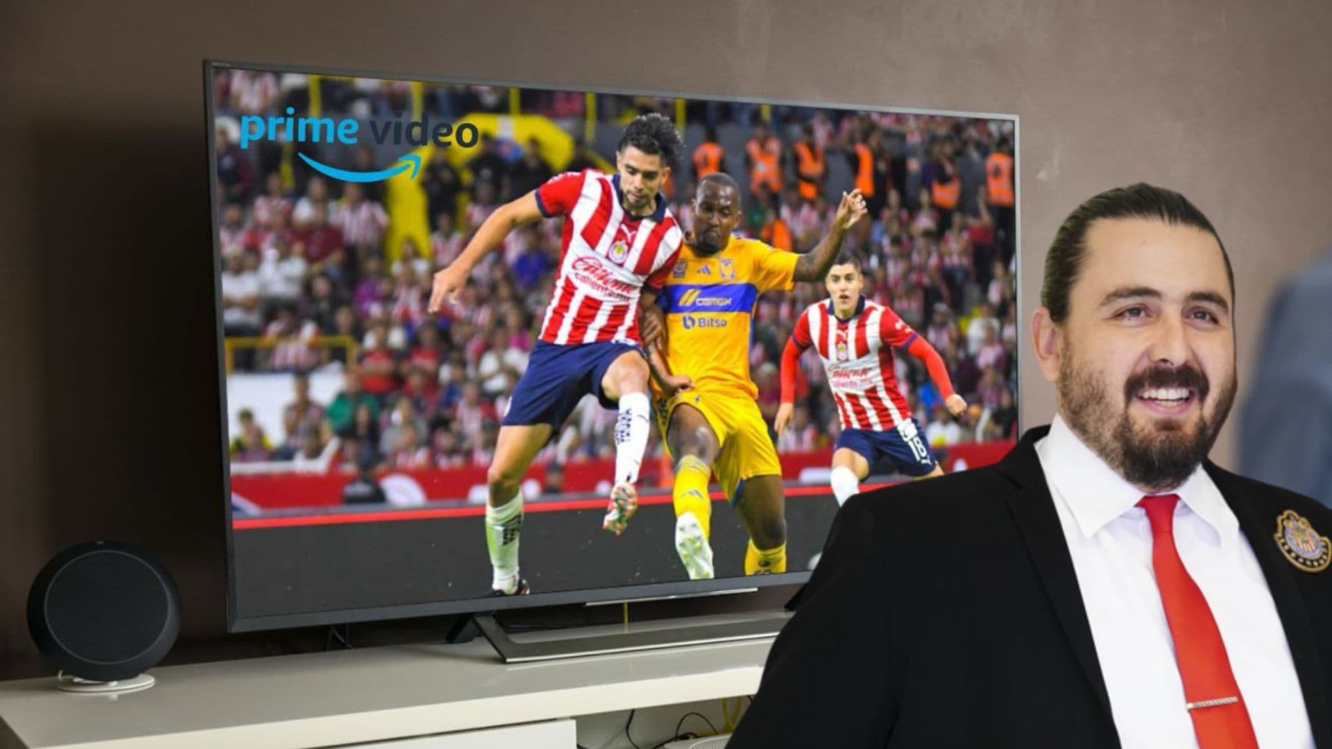 Amaury con un partido de Chivas por Amazon