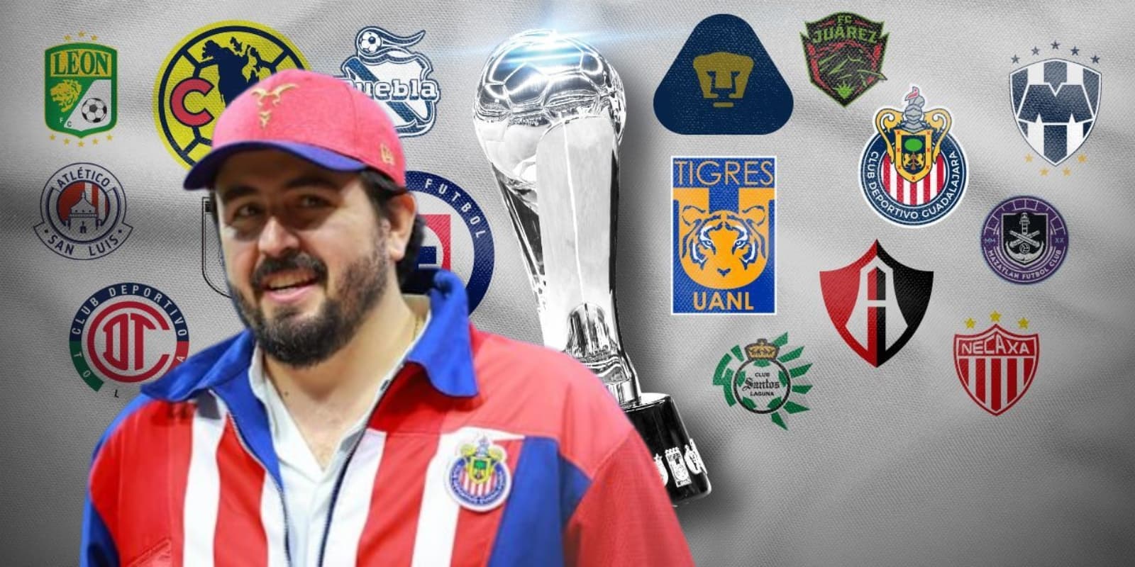 Amaury Vergara junto a clubes de la Liga MX / FOTO YAHOO