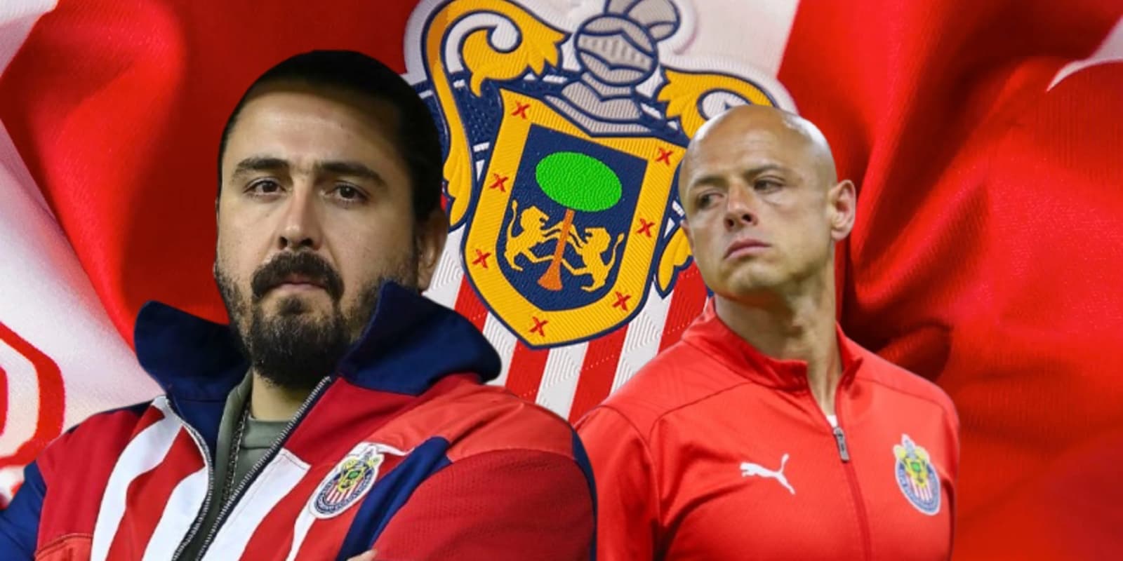 Amaury Vergara junto a Javier Hernández / FOTO FUTBOL TOTAL