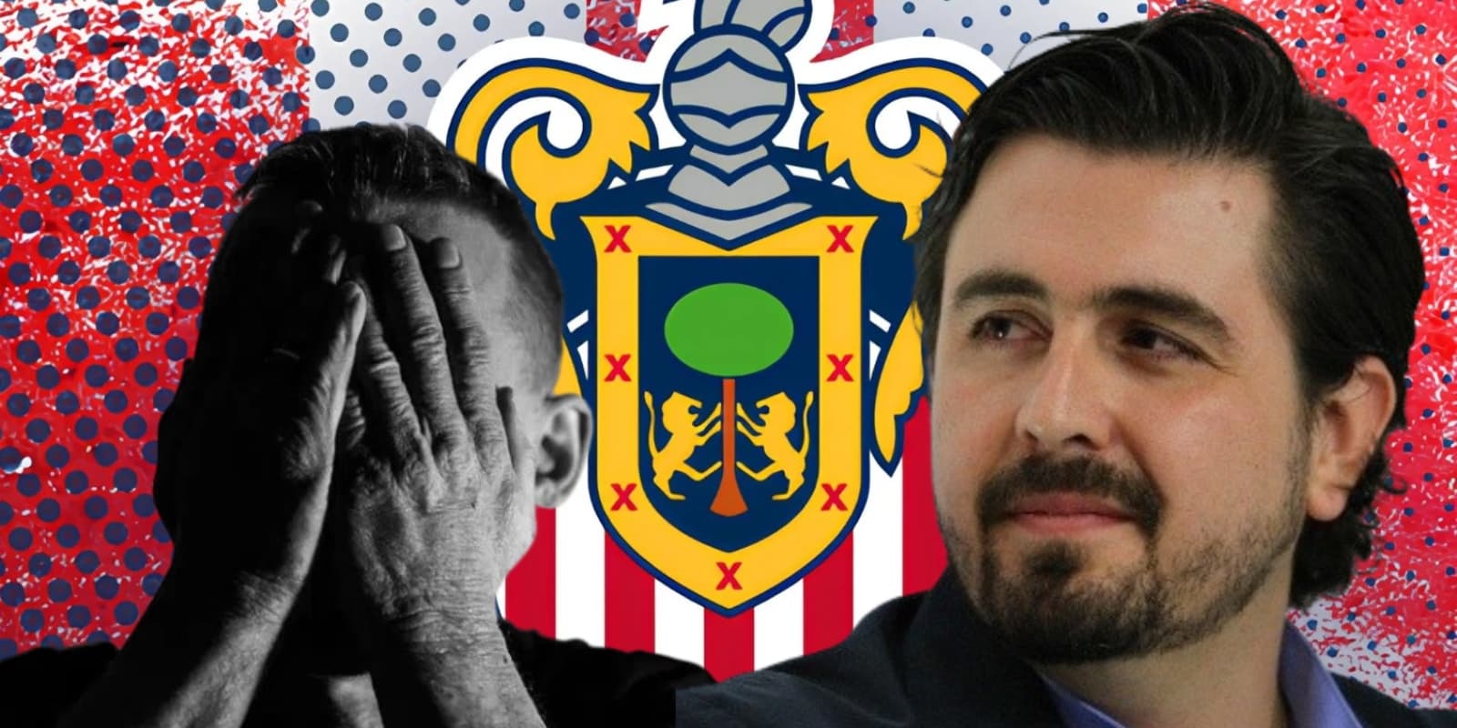 Amaury Vergara junto a persona arrepentida / FOTO SOY FÚTBOL
