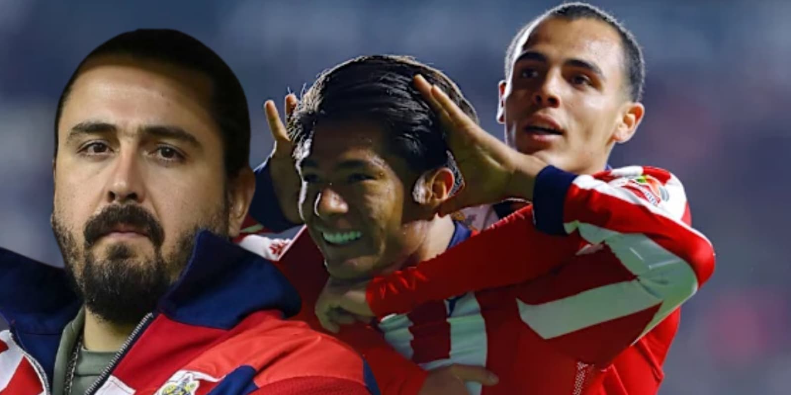 Amaury Vergara junto a Yael Padilla y Hugo Camberos / FOTO FUTBOL TOTAL