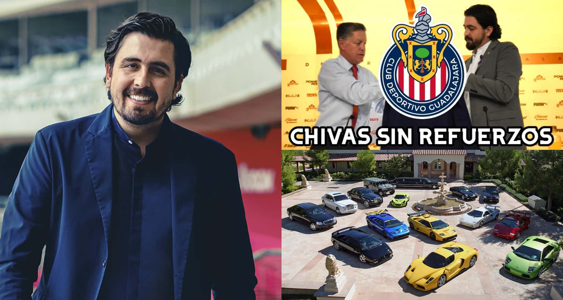 Amaury Vergara se hizo viral con un video en el que dice que hay un equipazo en Chivas, aunque la temporada anterior y los números no dicen lo mismo. Firmaba autógrafos pero nunca se bajó de su coche tipo pick up.