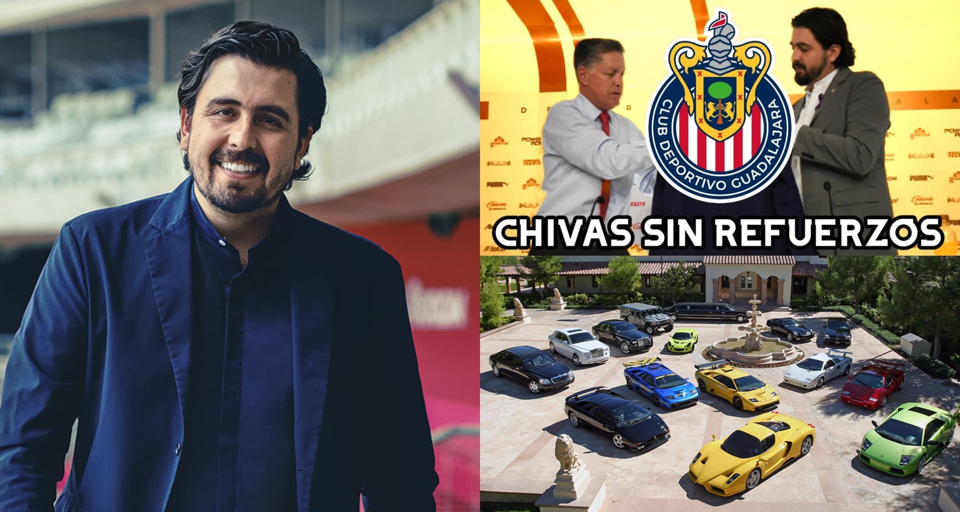 Amaury Vergara se hizo viral con un video en el que dice que hay un equipazo en Chivas, aunque la temporada anterior y los números no dicen lo mismo. Firmaba autógrafos pero nunca se bajó de su coche tipo pick up.
