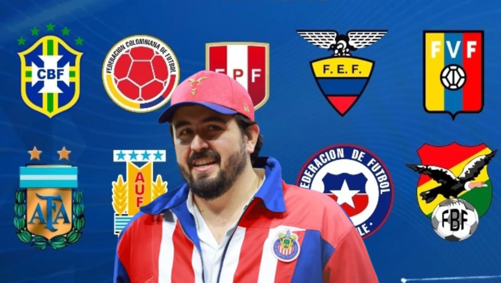 Amaury Vergara y selecciones CONMEBOL / Foto: Getty Images