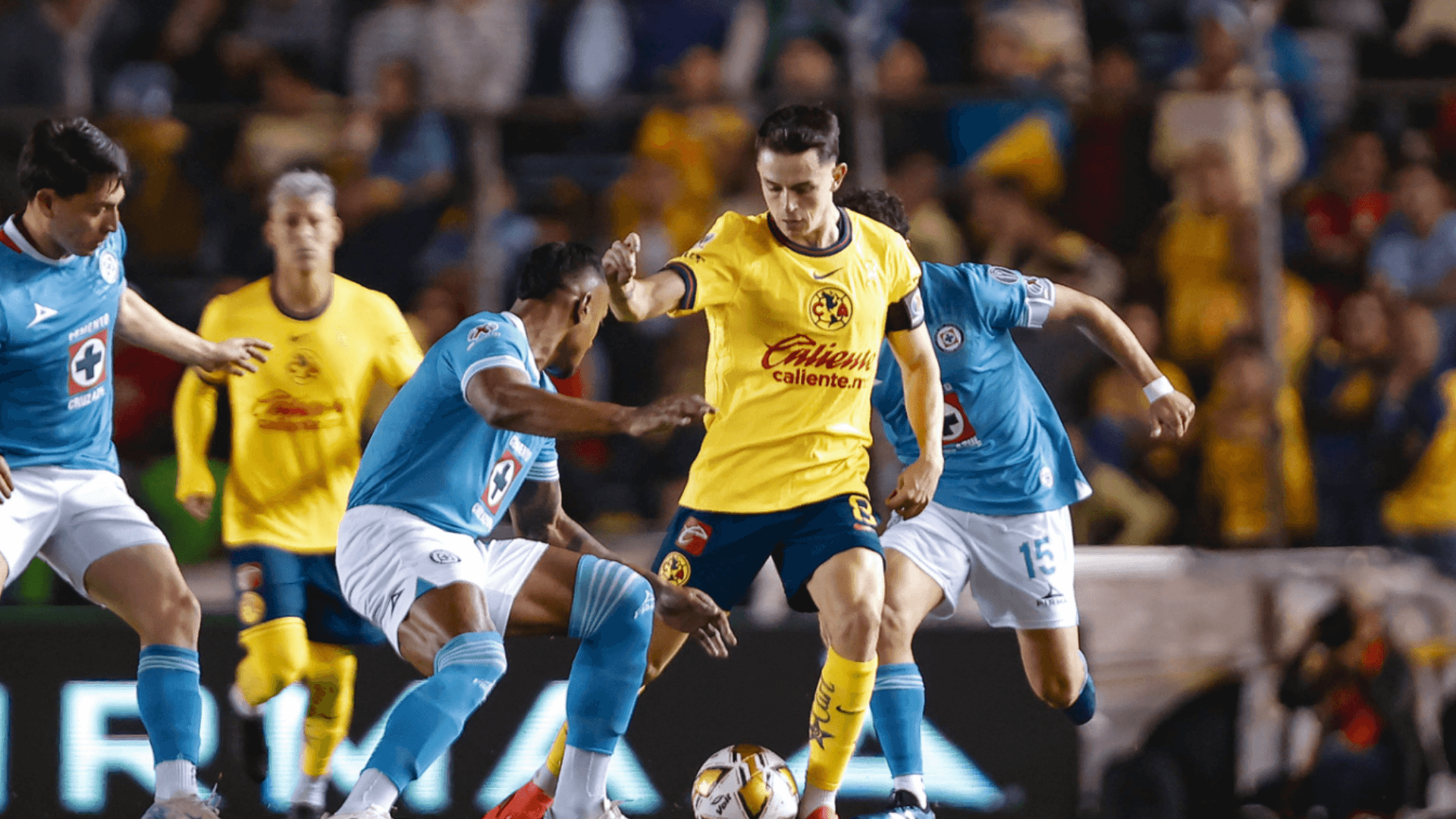 América en el partido de ida | Foto: @ClubAmerica