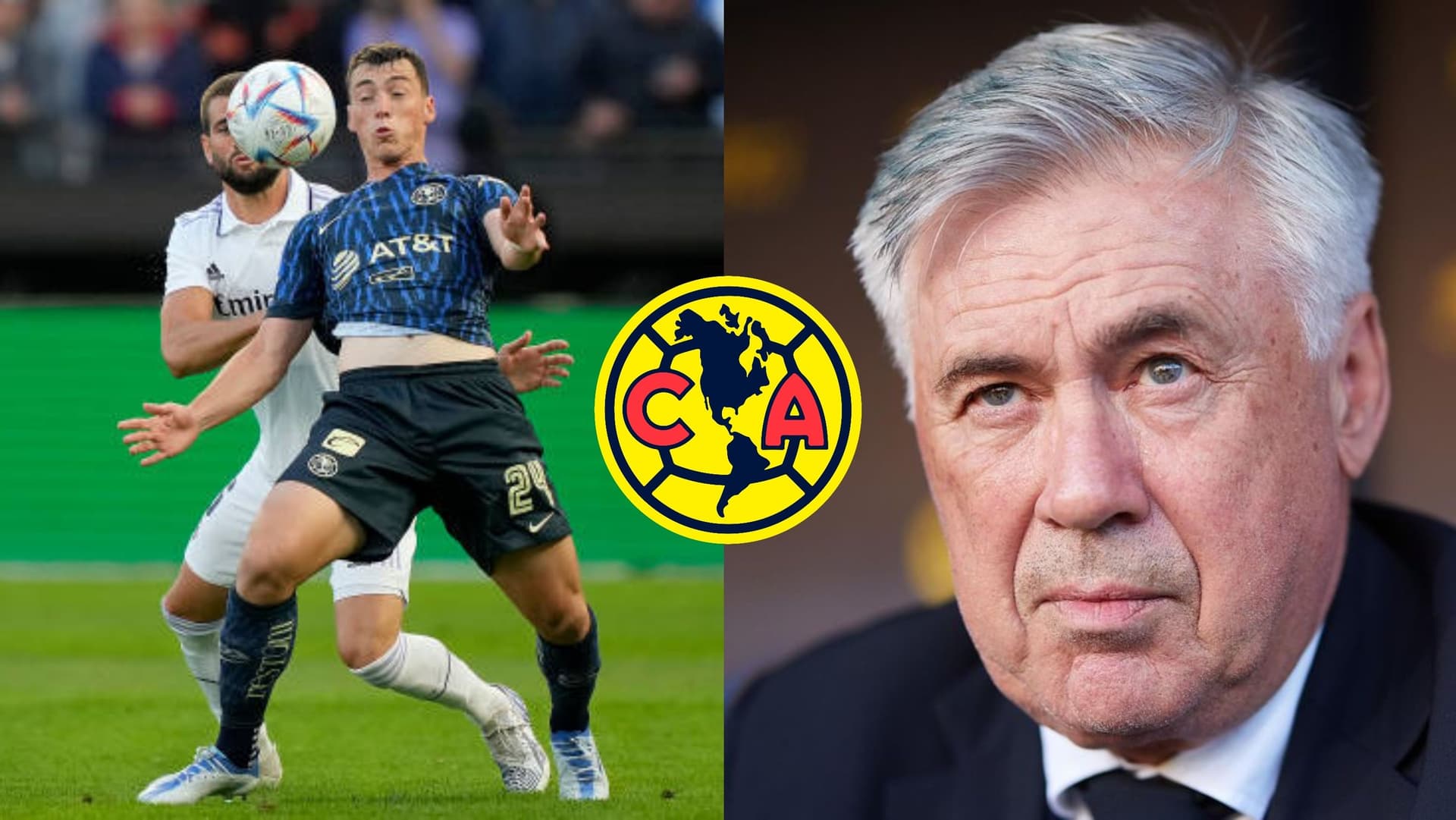América enfrentó el Real Madrid donde uno de sus jugadores dejó sorprendido al entrenador Carlo Ancelotti