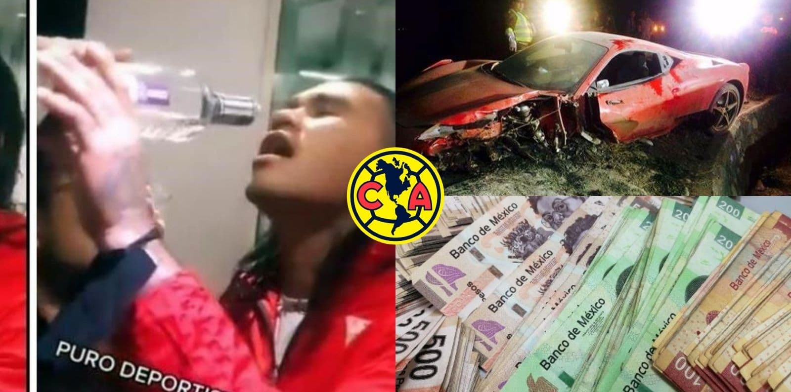 América le pagaría una verdadera millonada a jugador con fama de borracho, ni Gullit Peña se atrevió a tanto.