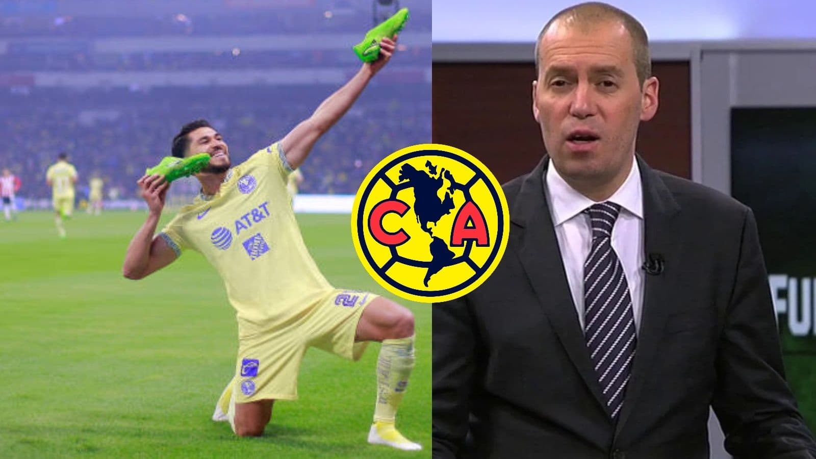 América se adelantó en el clásico con gol de Henry Martín y así reaccionó André Marín