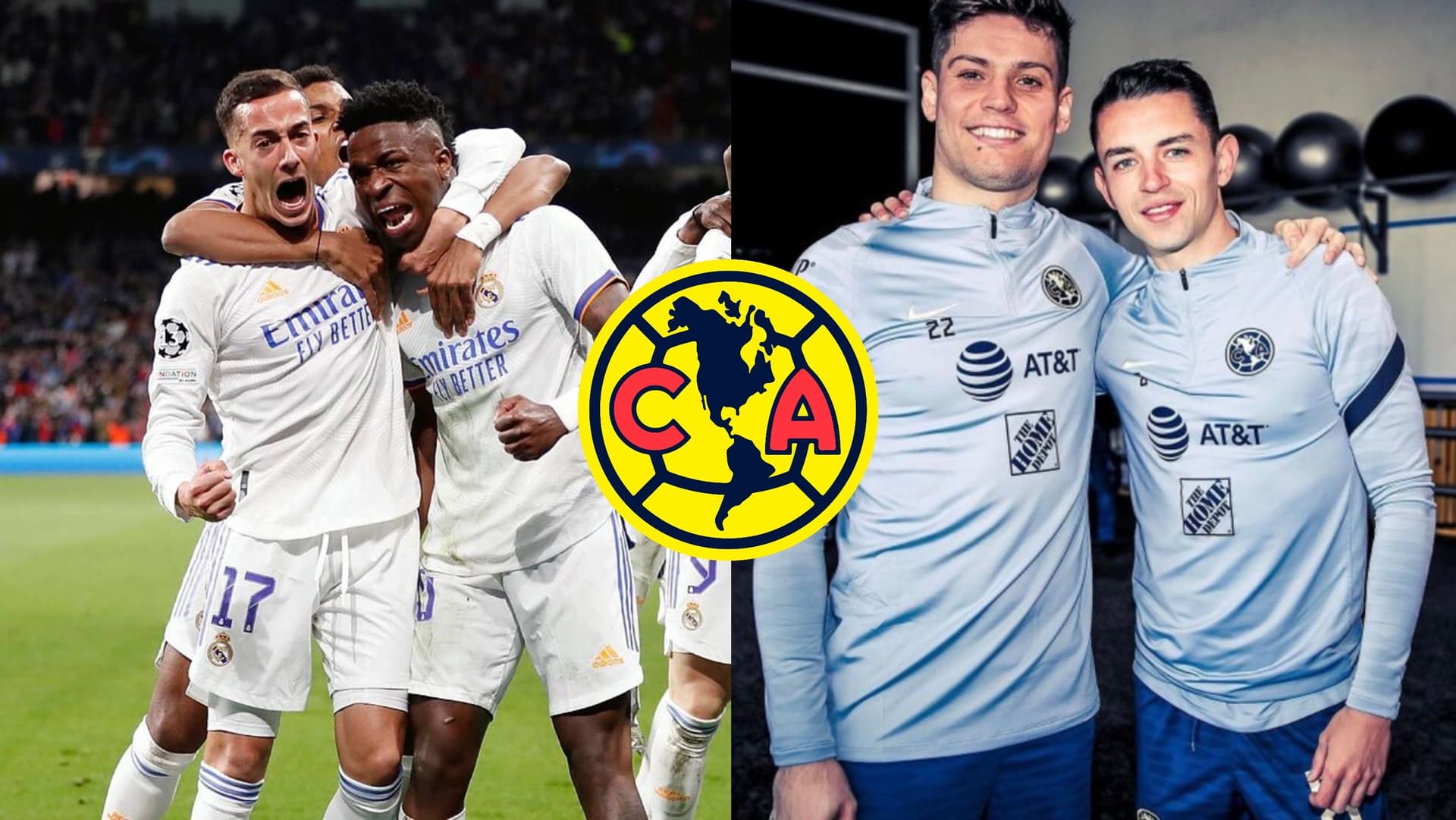 América y Real Madrid se enfrentan en un duelo amistoso y uno de los jugadores azulcremas se despide del nido
