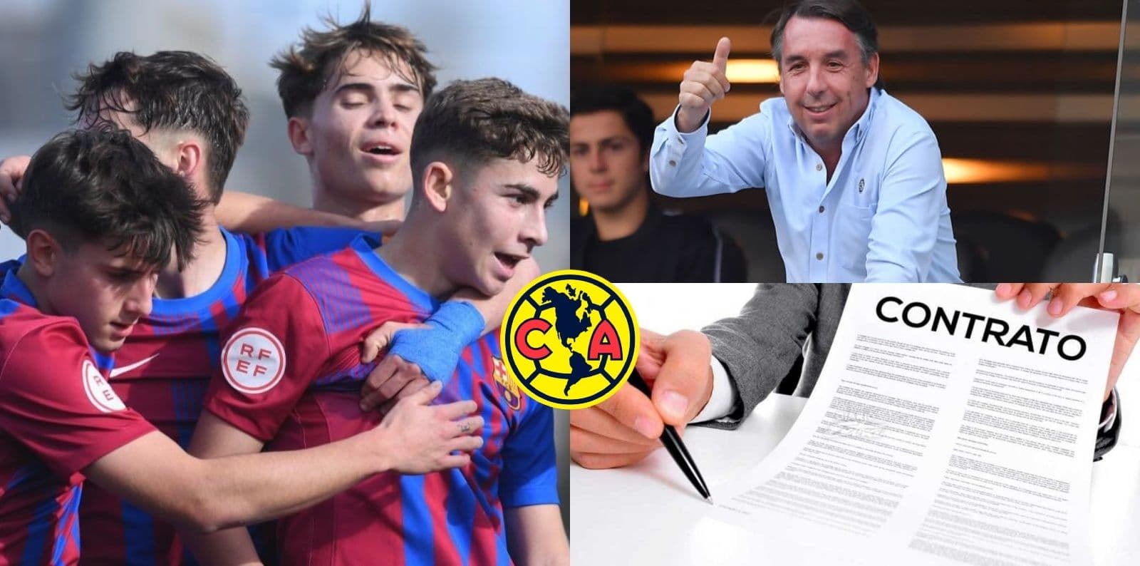 América ya se prepara para hacer su fichaje bomba, se formó en la escuela del Barcelona y llegaría a Coapa.