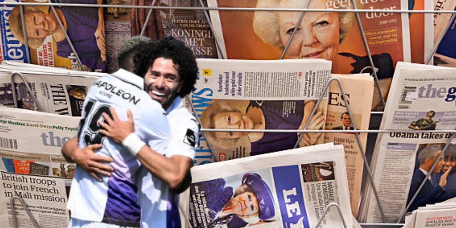Anderlecht junto a diarios belgas / FOTO NIEWSBLAD