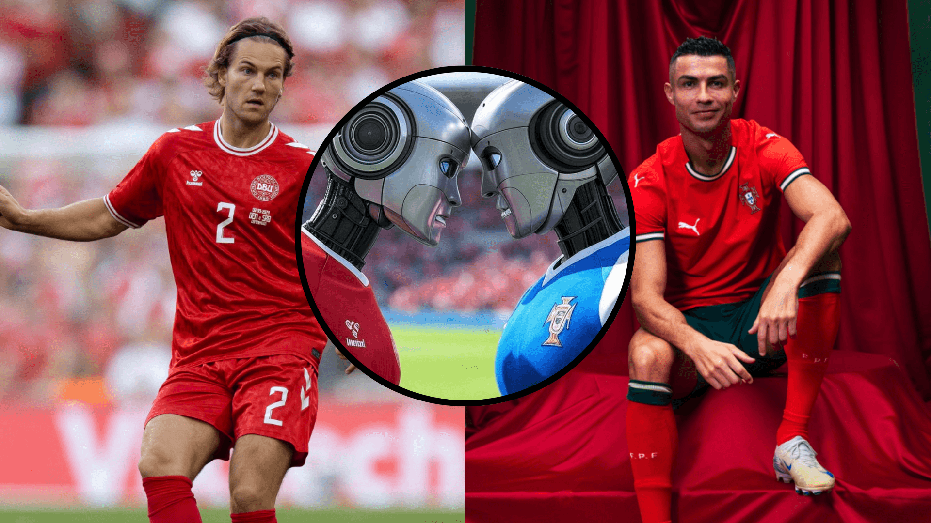 Andersen y Ronaldo | Fotos: @dbulandshold y @selecaoportugal