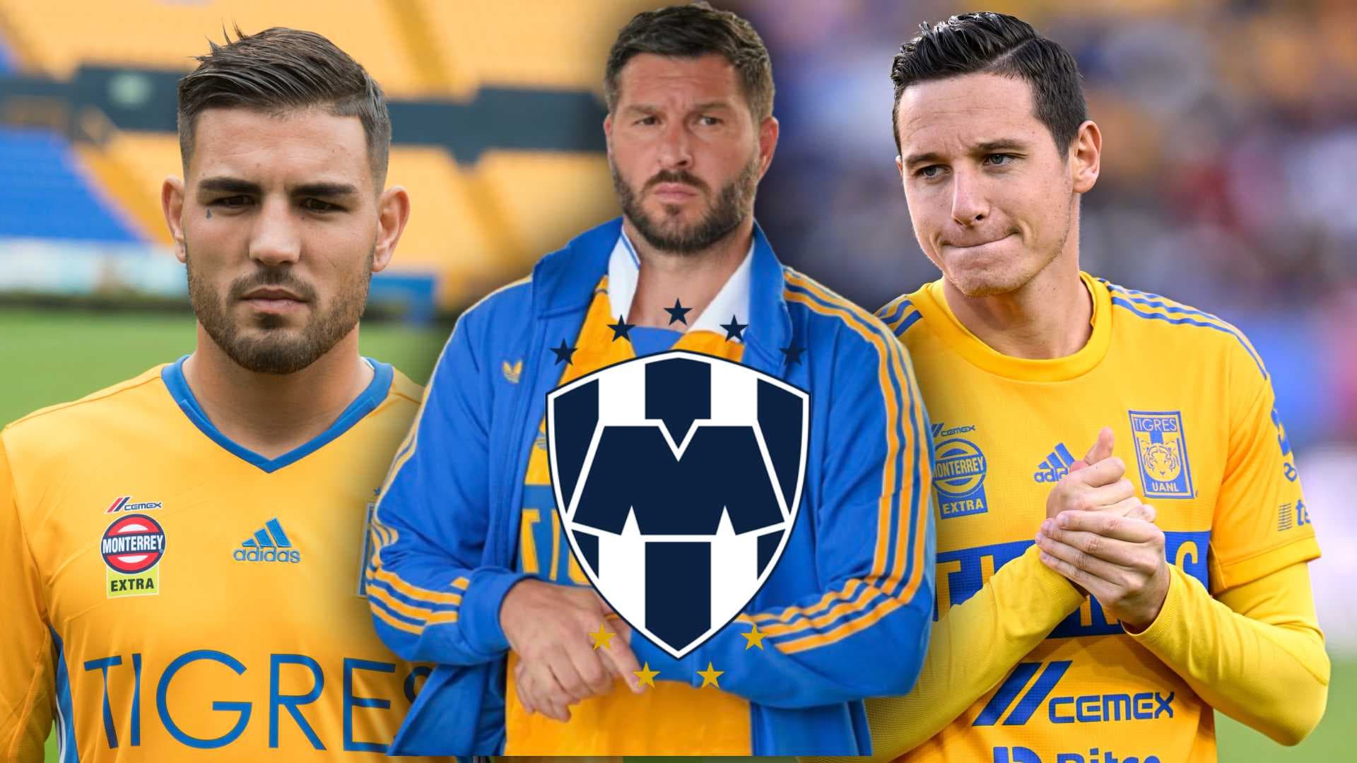 Andre-Gignac y jugadores franceses en Tigres