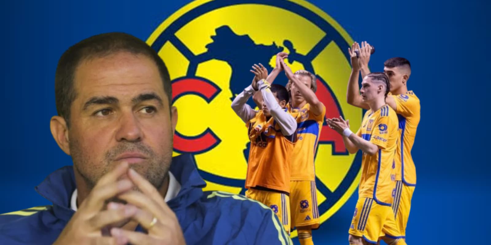André Jardine junto a futbolistas de Tigres / FOTO BOLAVIP