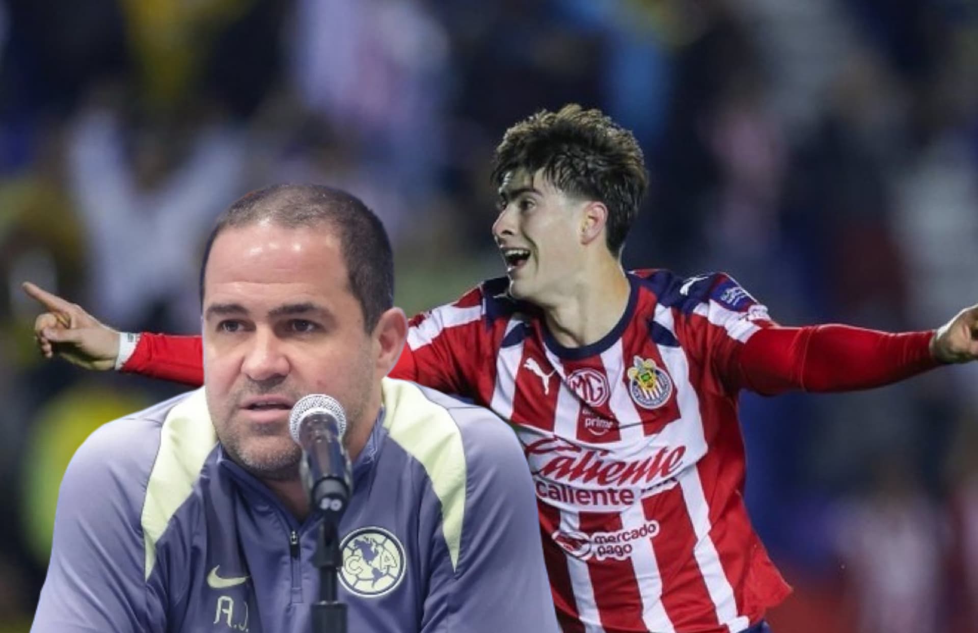 André Jardine y Armando González celebrando/ Foto Marca.