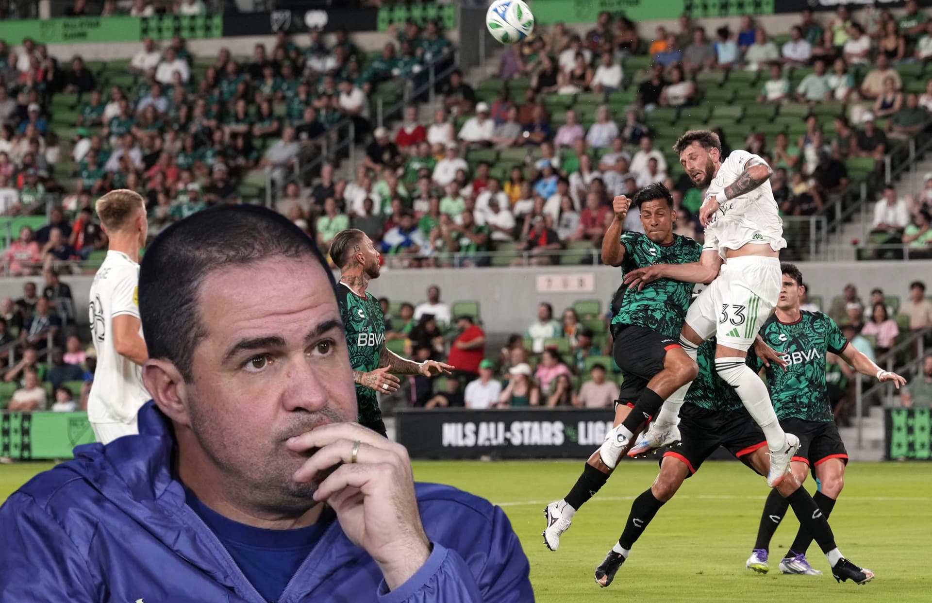 André Jardine y jugadores de Liga MX y MLS/ Foto La Afición.