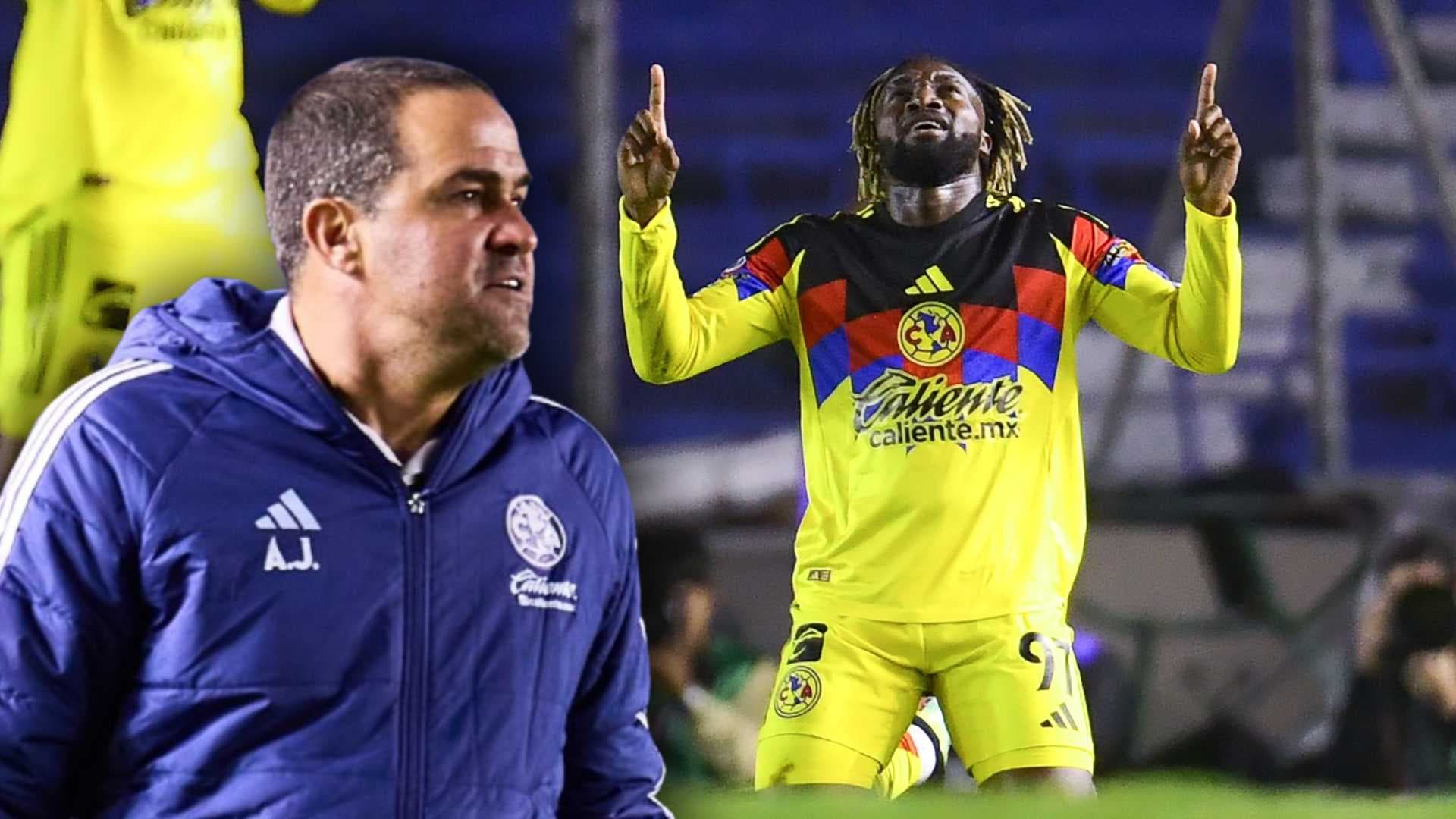 André Jardine y Saint-Maximin en el Club América