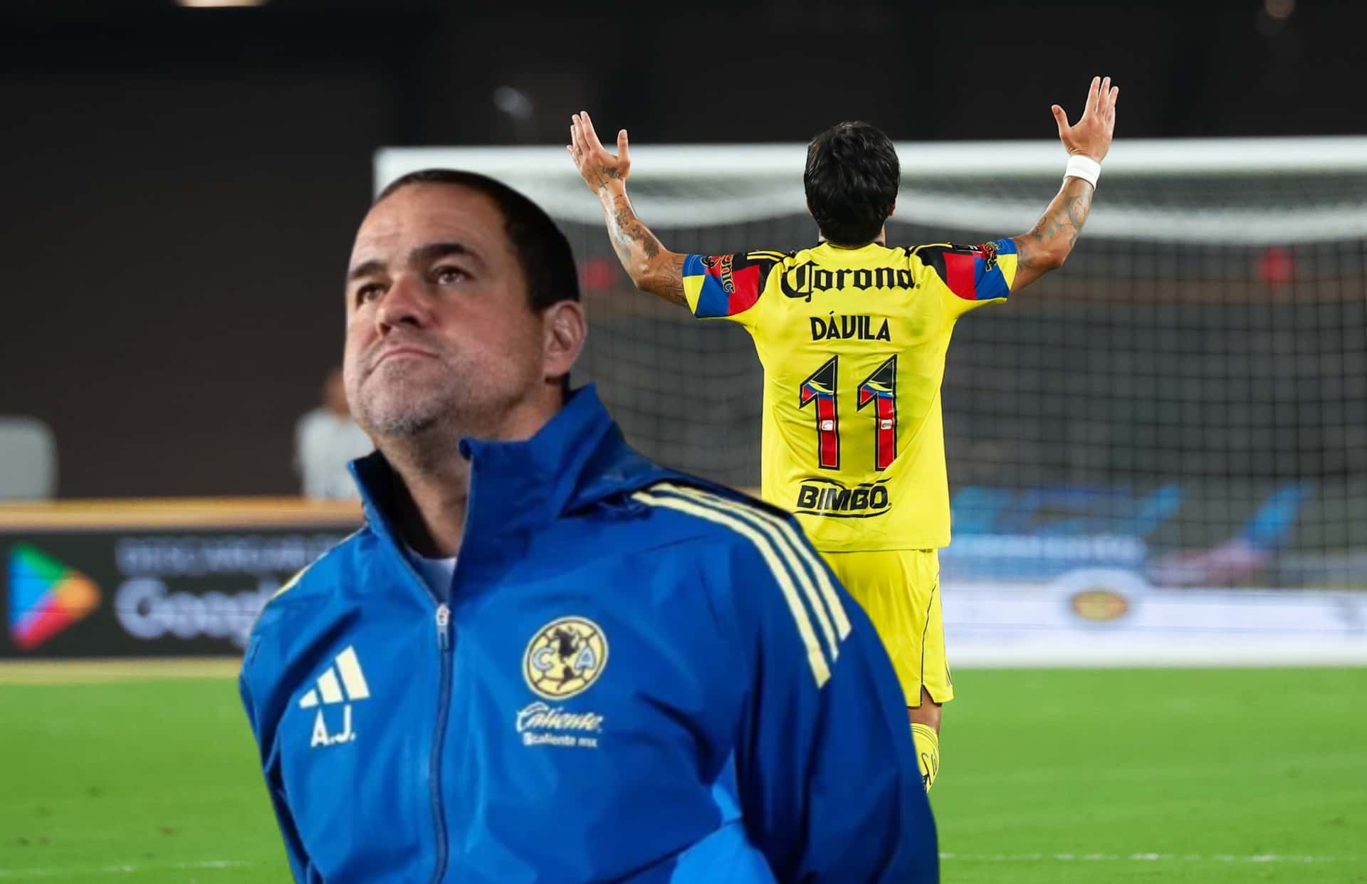 André Jardine y Víctor Dávila/ Foto Club América.