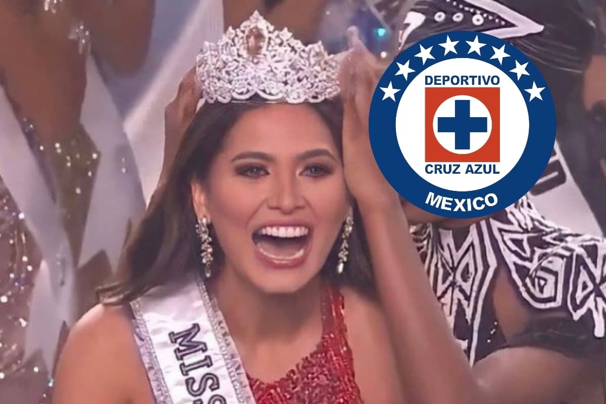 Andrea Meza se coronó como la mujer más bella del mundo y además le va al Cruz Azul.