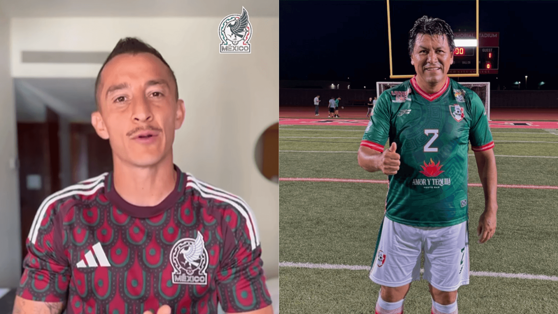 Andrés Guardado será reconocido por el Tri, Claudio Suárez recordó un homenaje incomodo / Foto: @miseleccionmx y @claudiosuarez