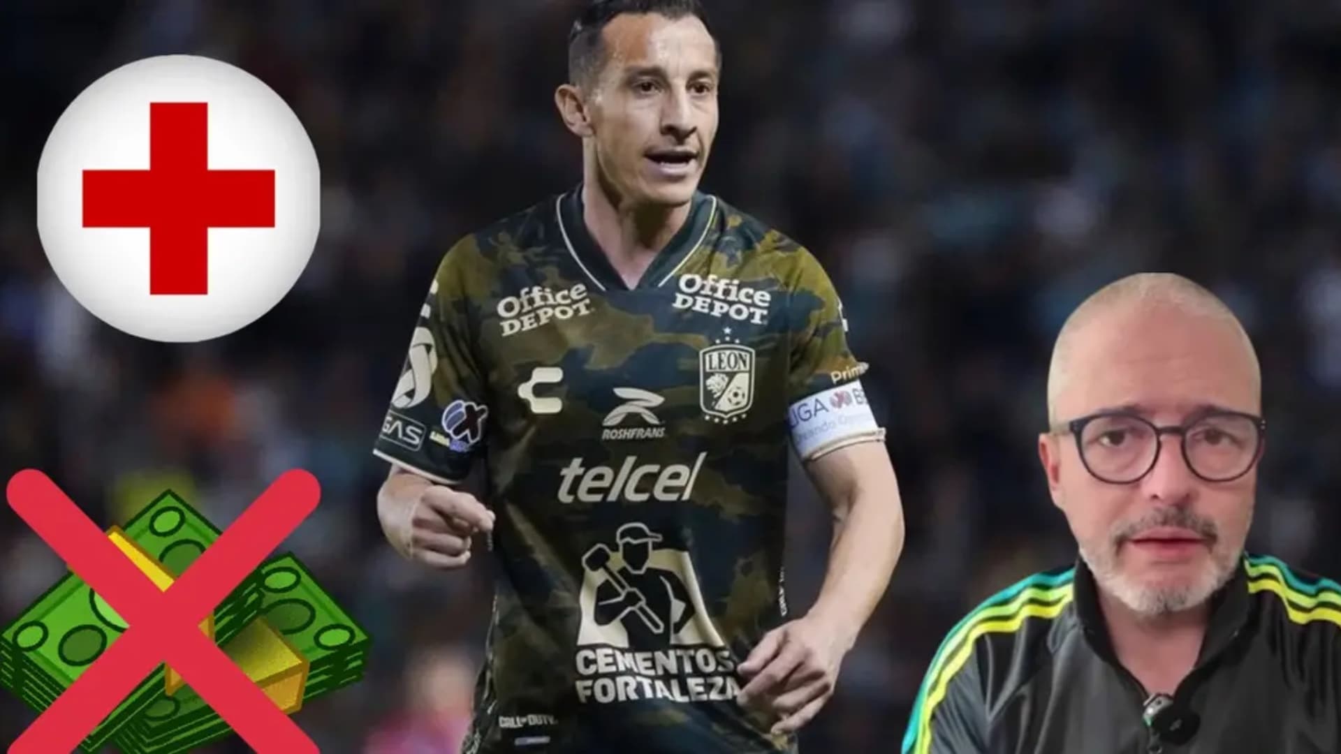 Andrés Guardado tuvo su primera lesión desde su regreso al fútbol mexicano.