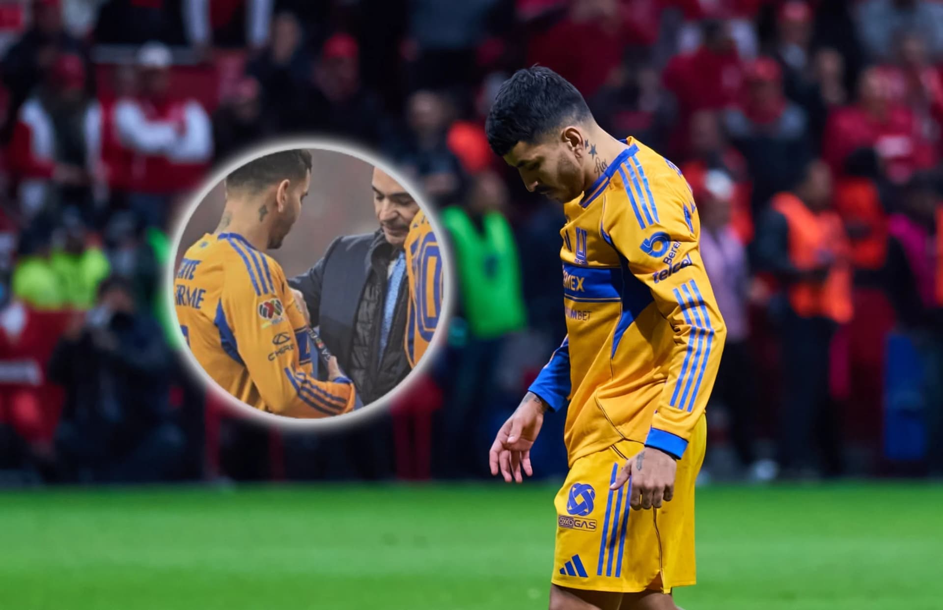 Ángel Correa recibió la medalla de subcampeón tras la final y su gesto no pasó desapercibido.