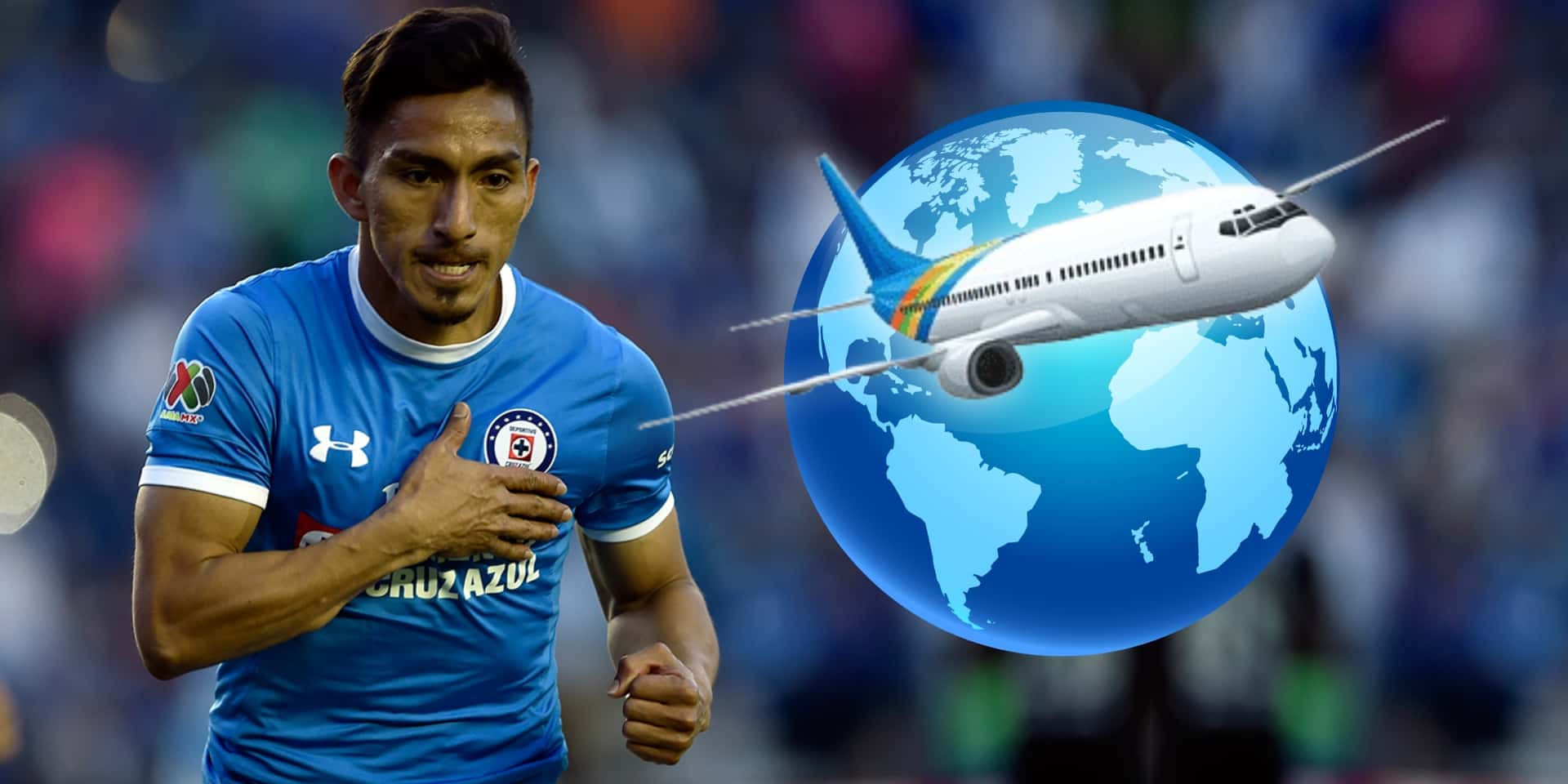 Ángel Mena con la playera de Cruz Azul / Foto: El Universo