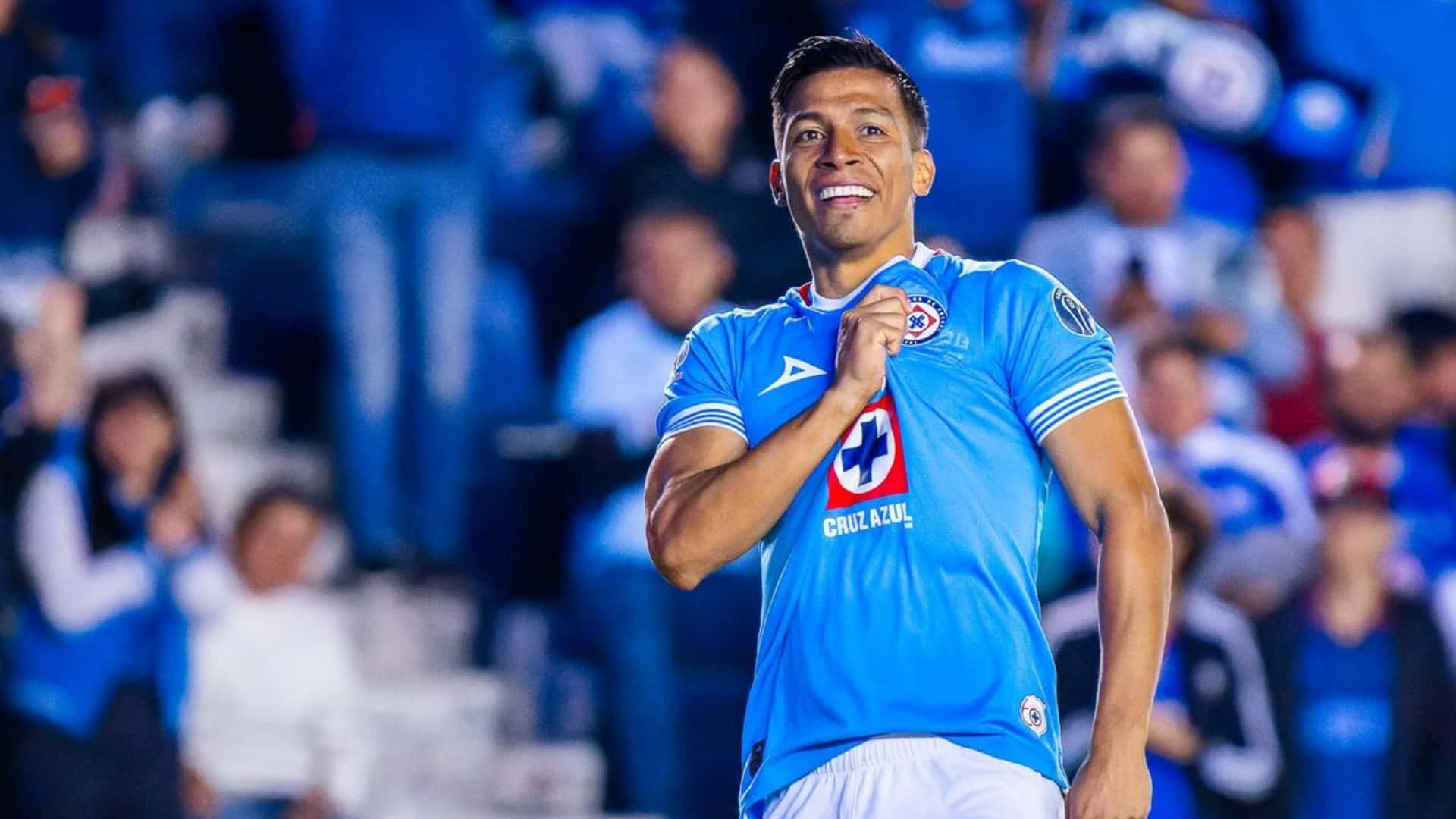 Ángel Sepúlveda fue el primero de Cruz Azul en anotar en CU cómo local | Foto: @Diegopadilla