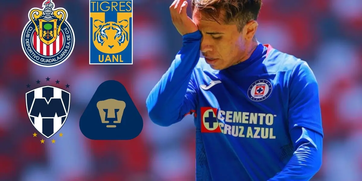 Ante la falta de minutos, Misael Domínguez estaría en la mira de otro club para dejar Cruz Azul.