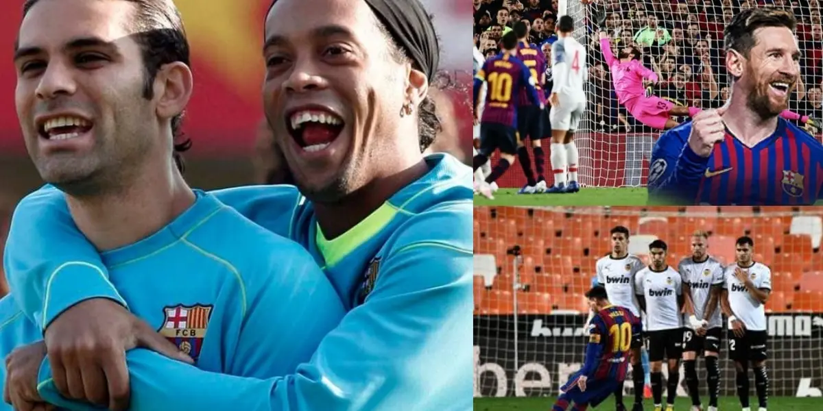 Antes de conocer a estos dos jugadores, Lionel Messi no era un dotado en esto y hay video. Ronaldinho y Rafa Márquez y lo que hicieron para que se vuelva un crack.