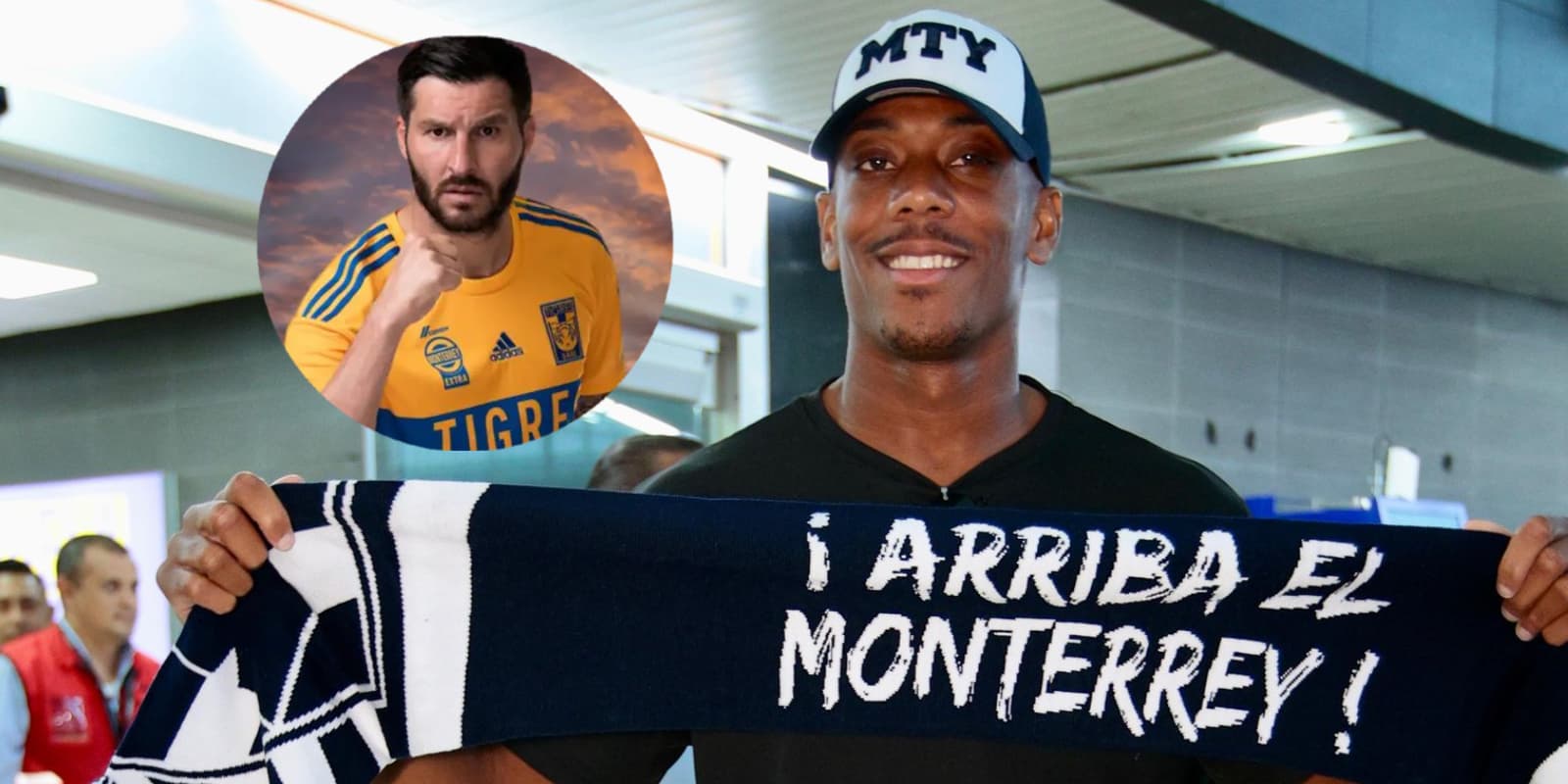 Anthony Martial junto a André Pierre Gignac / FOTO SAN CADILLA EL NORTE
