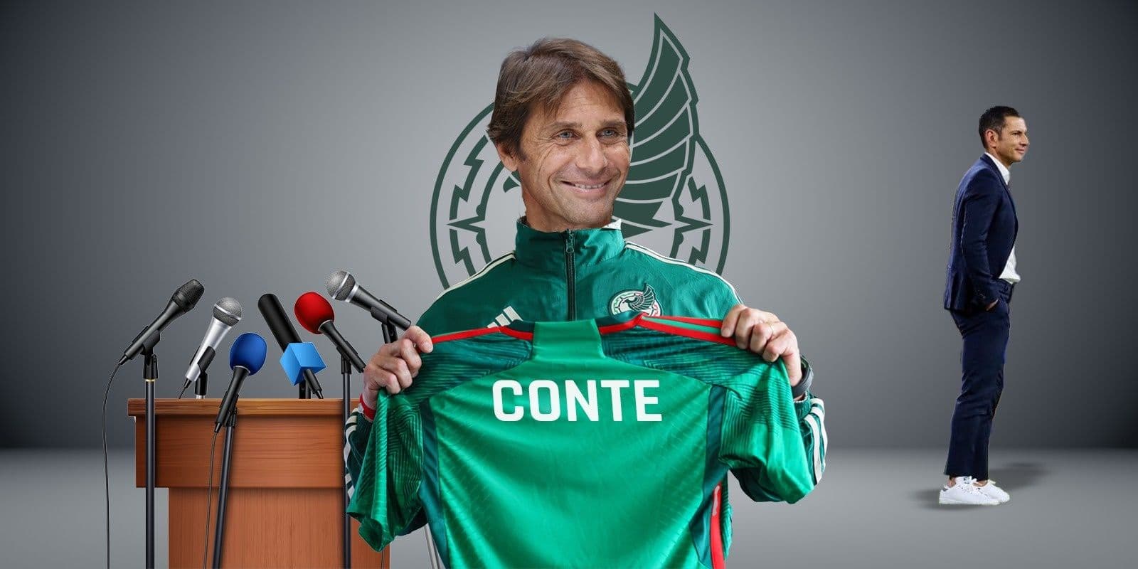 Antonio Conte sería el nuevo entrenador de la selección mexicana y se revela lo que pasaría con Jaime Lozano