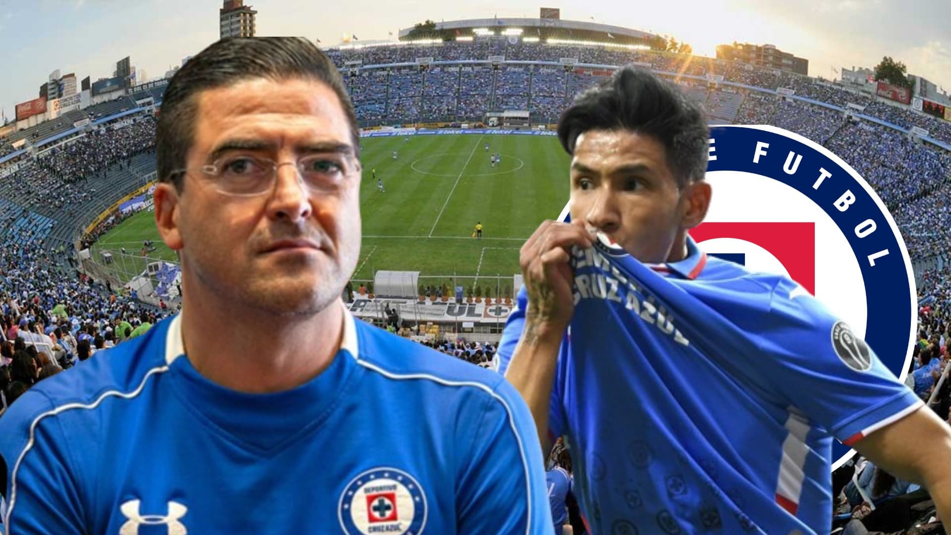 Antuna junto a Diber Cambindo, de fondo el Estadio de los Deportes/FOTO El Futbolero