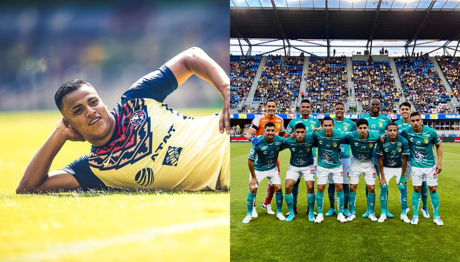 Apenas la primera mitad y León ya está siendo goleado