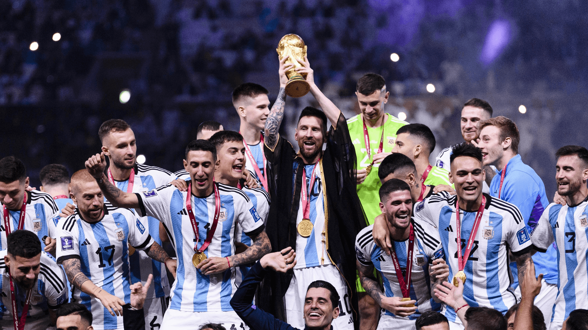 Argentina ganando el mundial en 2022. | Foto: Mex Sport