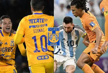 Argentina y Países Bajos disputan un partidazo en Qatar 2022 y de ahí podría salir un refuerzo para Tigres.