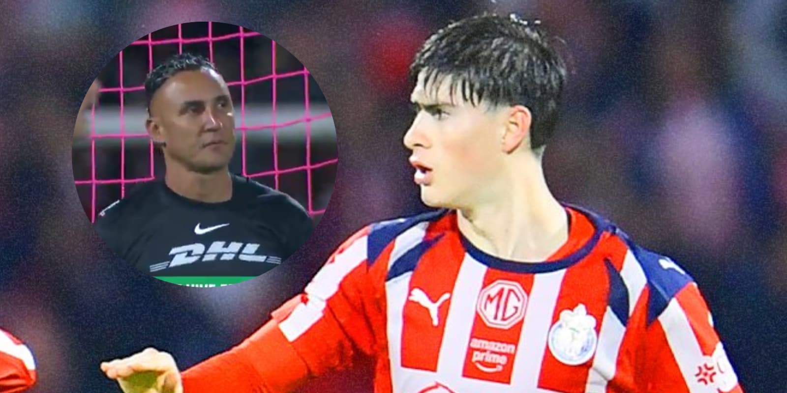 Armando González junto a Keilor Navas / FOTO TNT