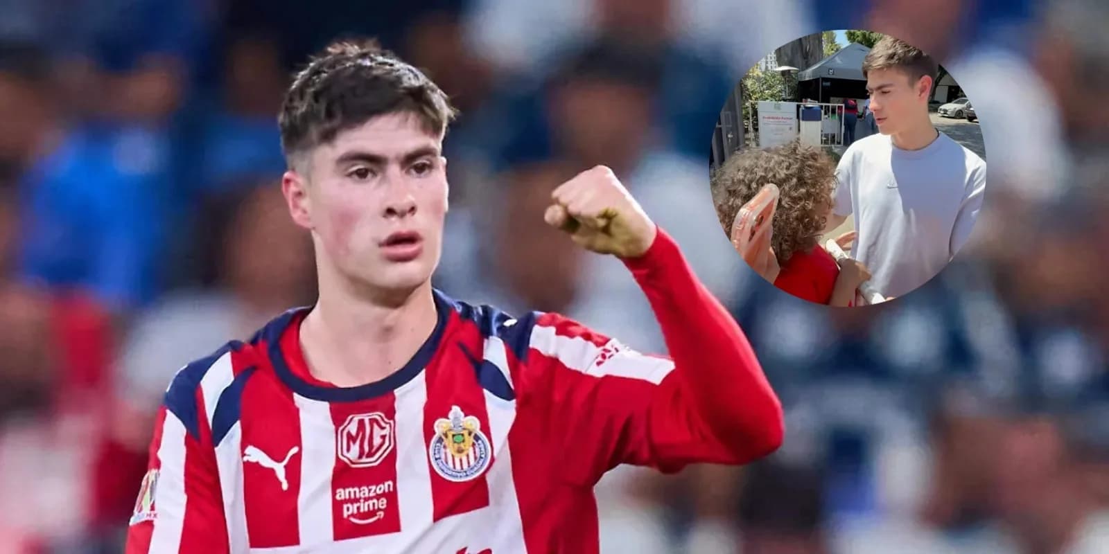 Armando González sorprende a pequeño aficionado de Chivas con un inolvidable autógrafo